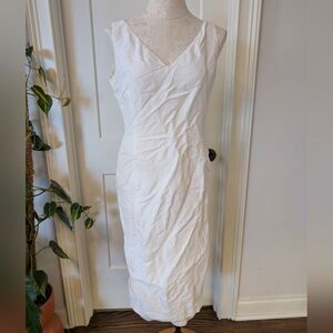 Doncaster White Midi Dress